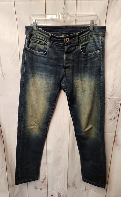 G-Star Raw Men's Size 29x32 Blue Jeans 3301 Slim