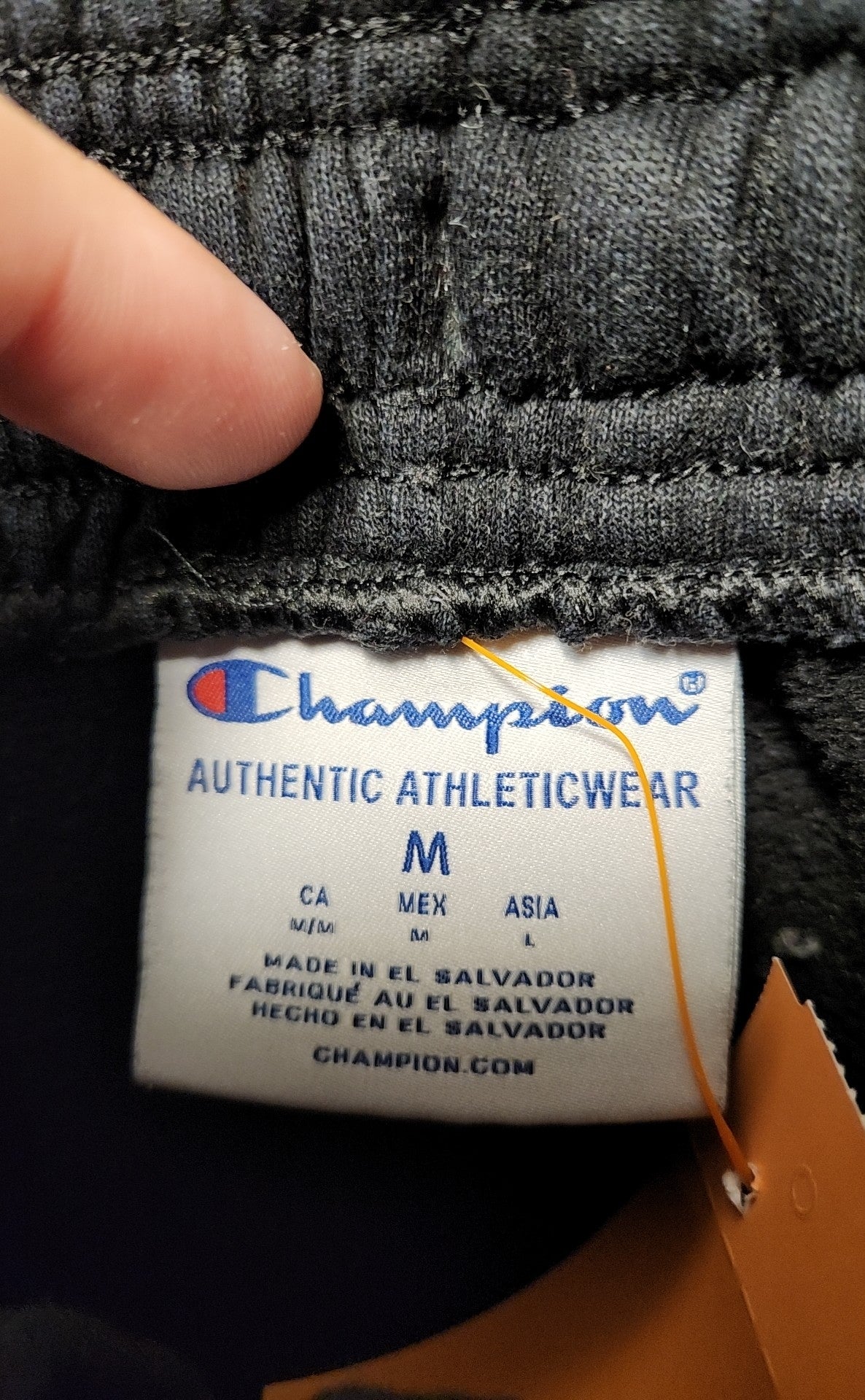 Champion Men's Size M Black Sweatpants