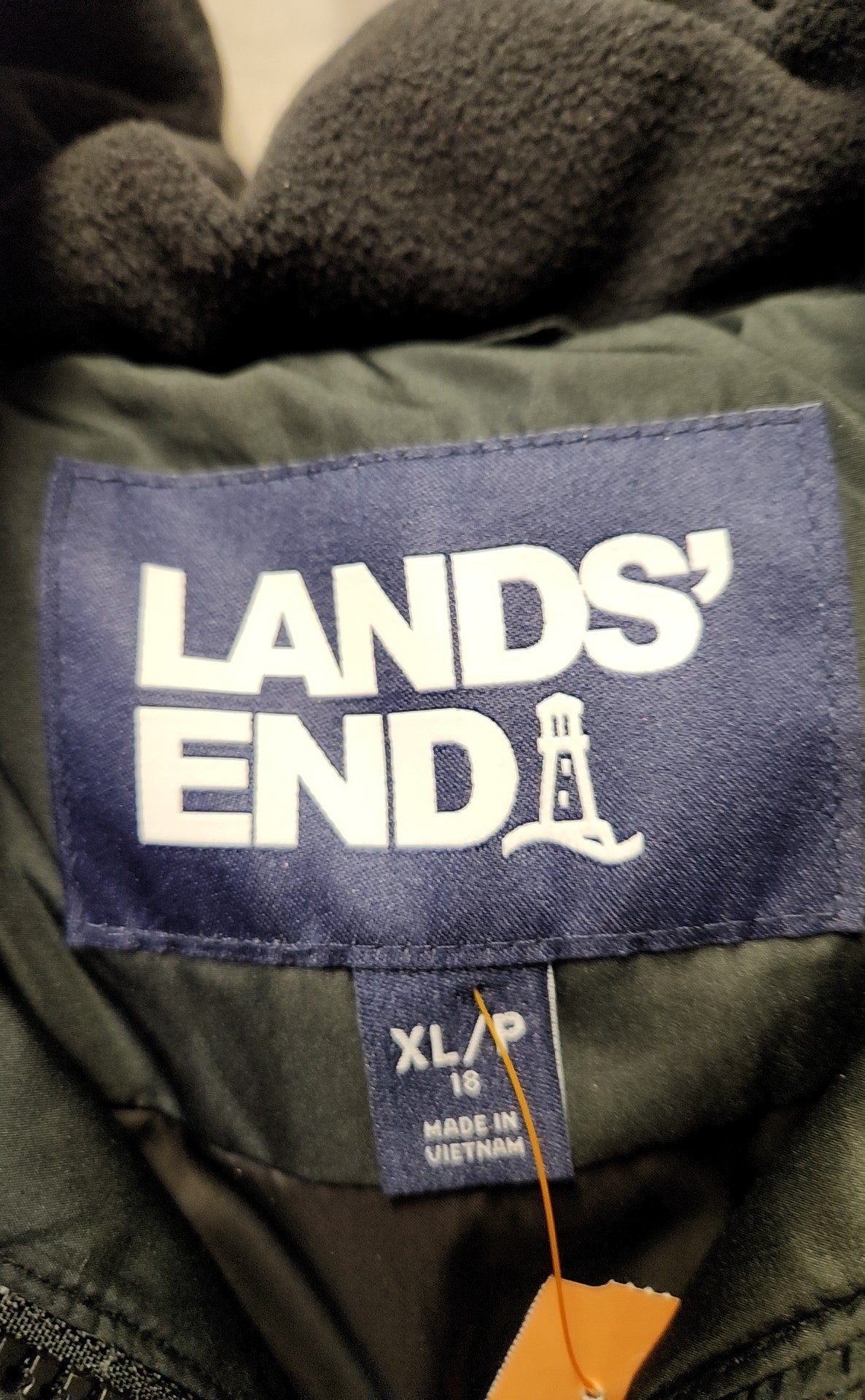 Lands End Women's Size XL Petite Black Jacket