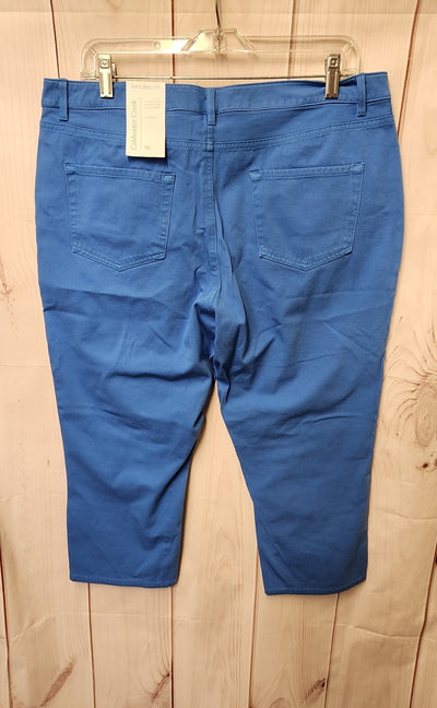 NWT Coldwater Creek Women's Size 16 Blue Pants