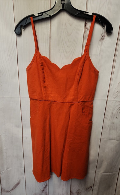 Cope Women's Size 8 Orange Dress