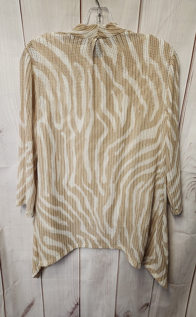 Chico's Women's Size 0 = US S White & Beige Shirt Set