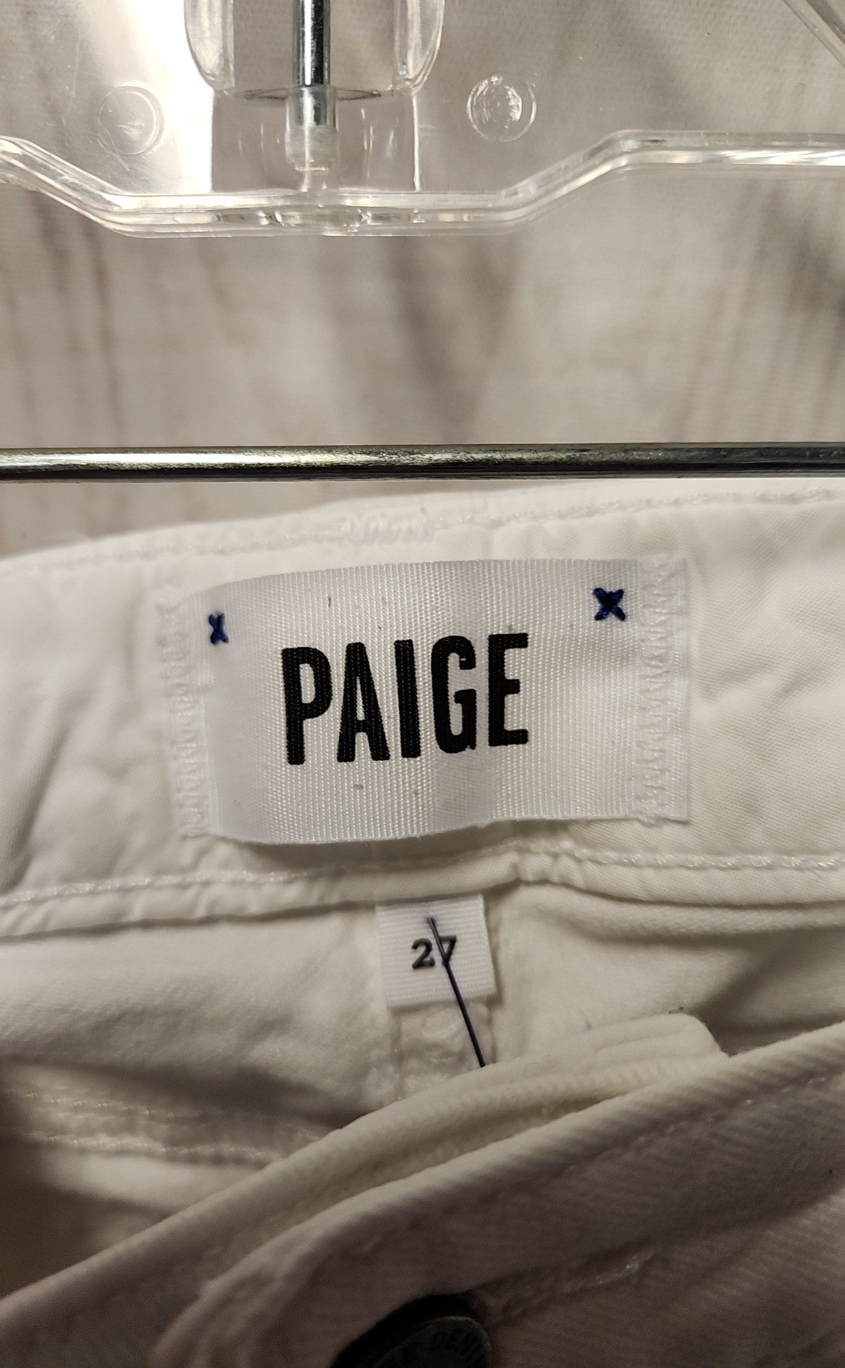Paige Women's Size 27 (3-4) White Jeans