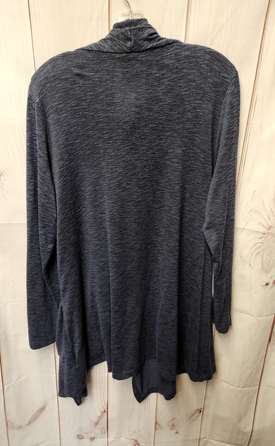Bobeau Women's Size XL Navy Cardigan