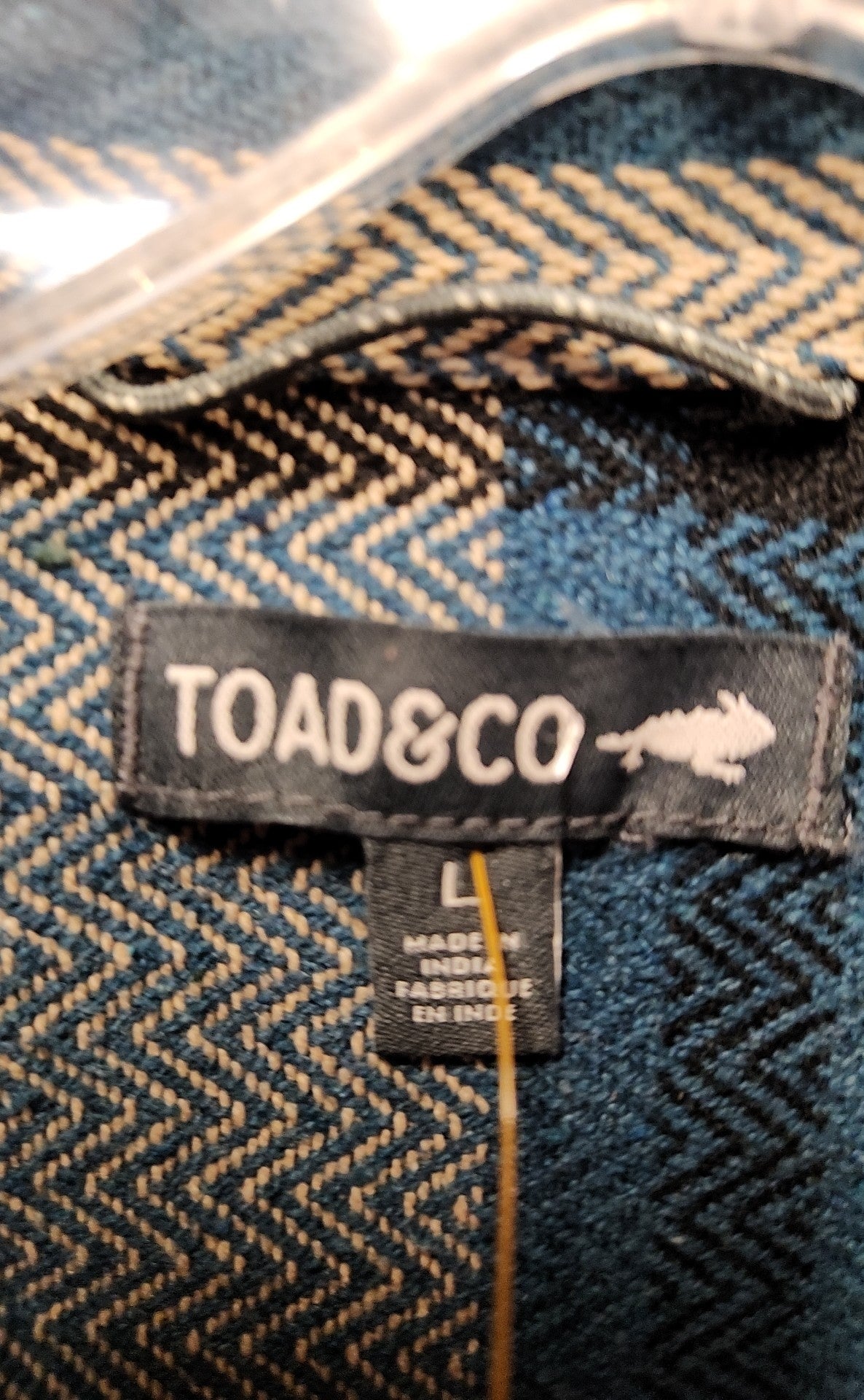 Toad & Co Men's Size L Teal Jacket