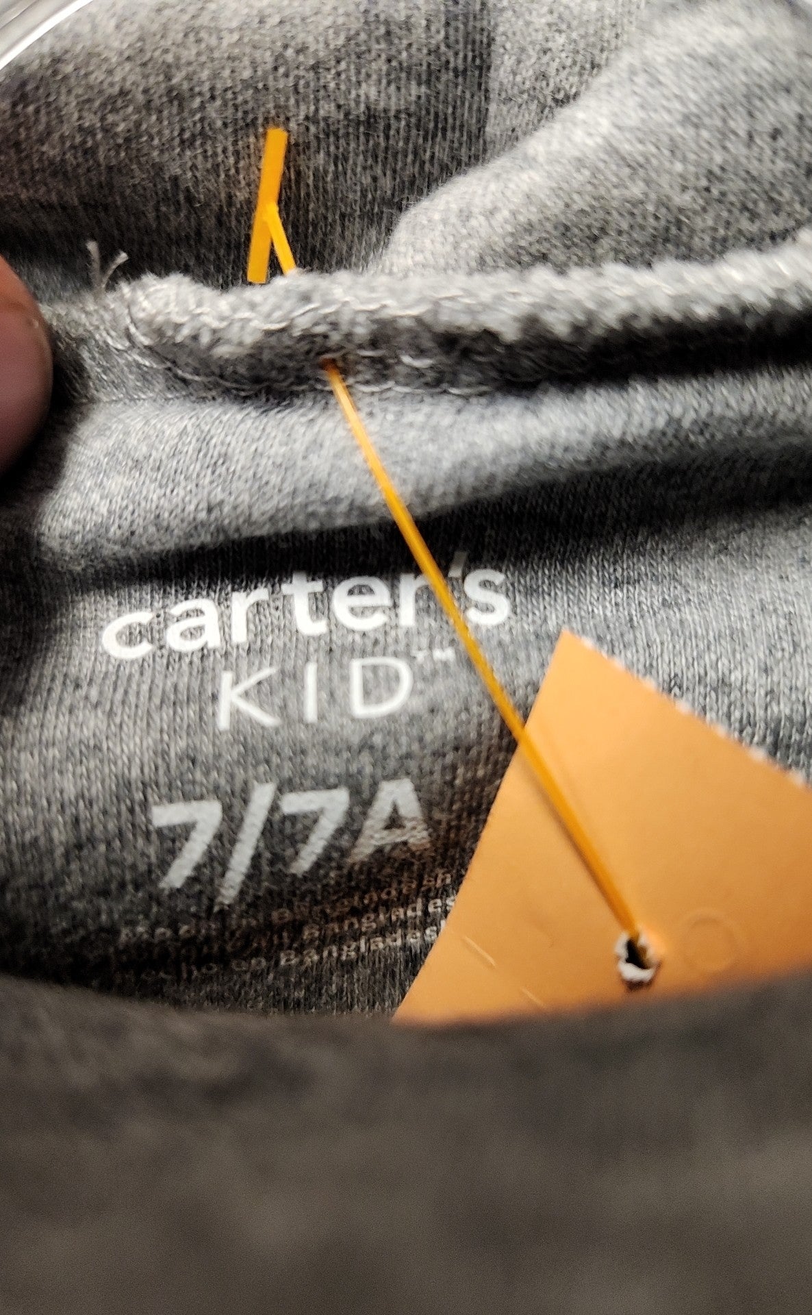 Carters Boy's Size 7 Gray Shirt