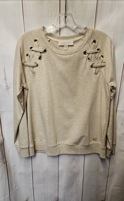Michael Kors Women's Size M Tan Long Sleeve Top