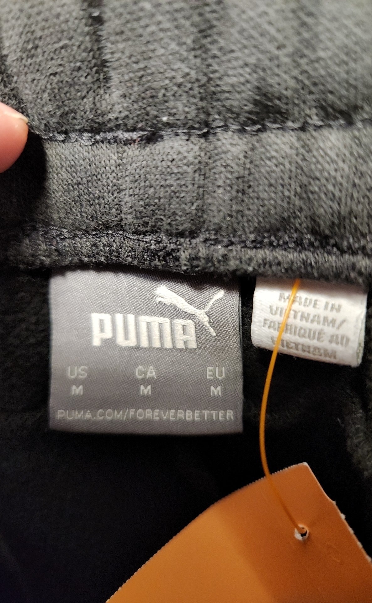 Puma Men's Size M Black Sweatpants