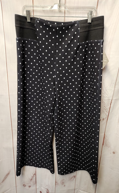 NWT Taylor Brooke Women's Size 16 Black Pants