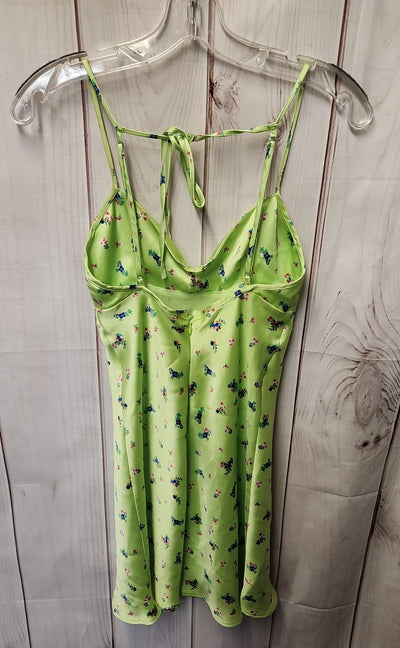 Zara Women's Size XS Green Floral Dress