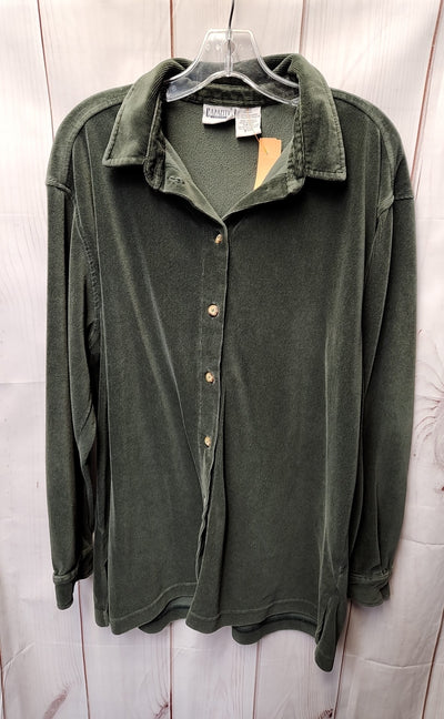 Capacity Men's Size L Green Shirt