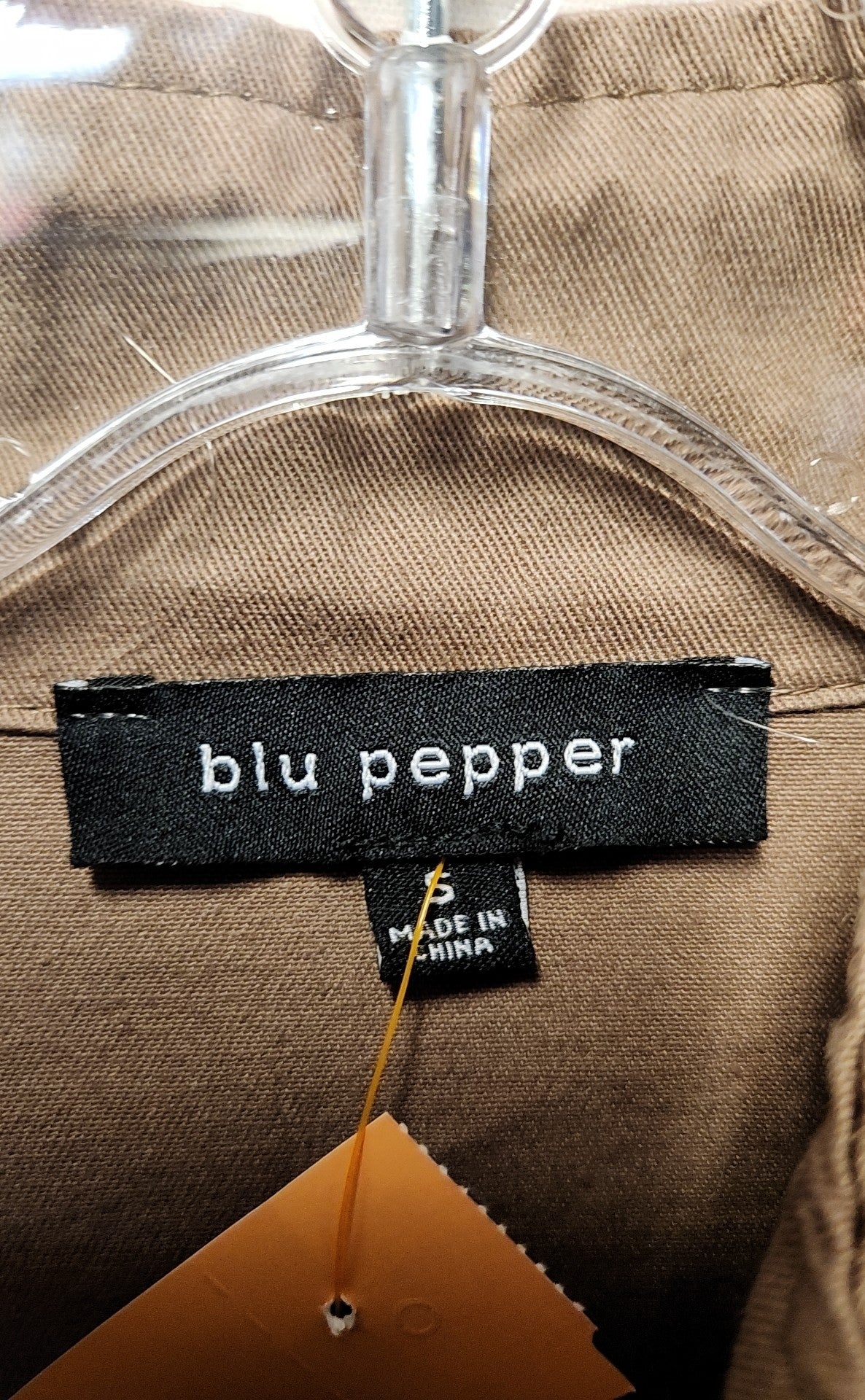 Blu Pepper Women's Size S Brown Jacket