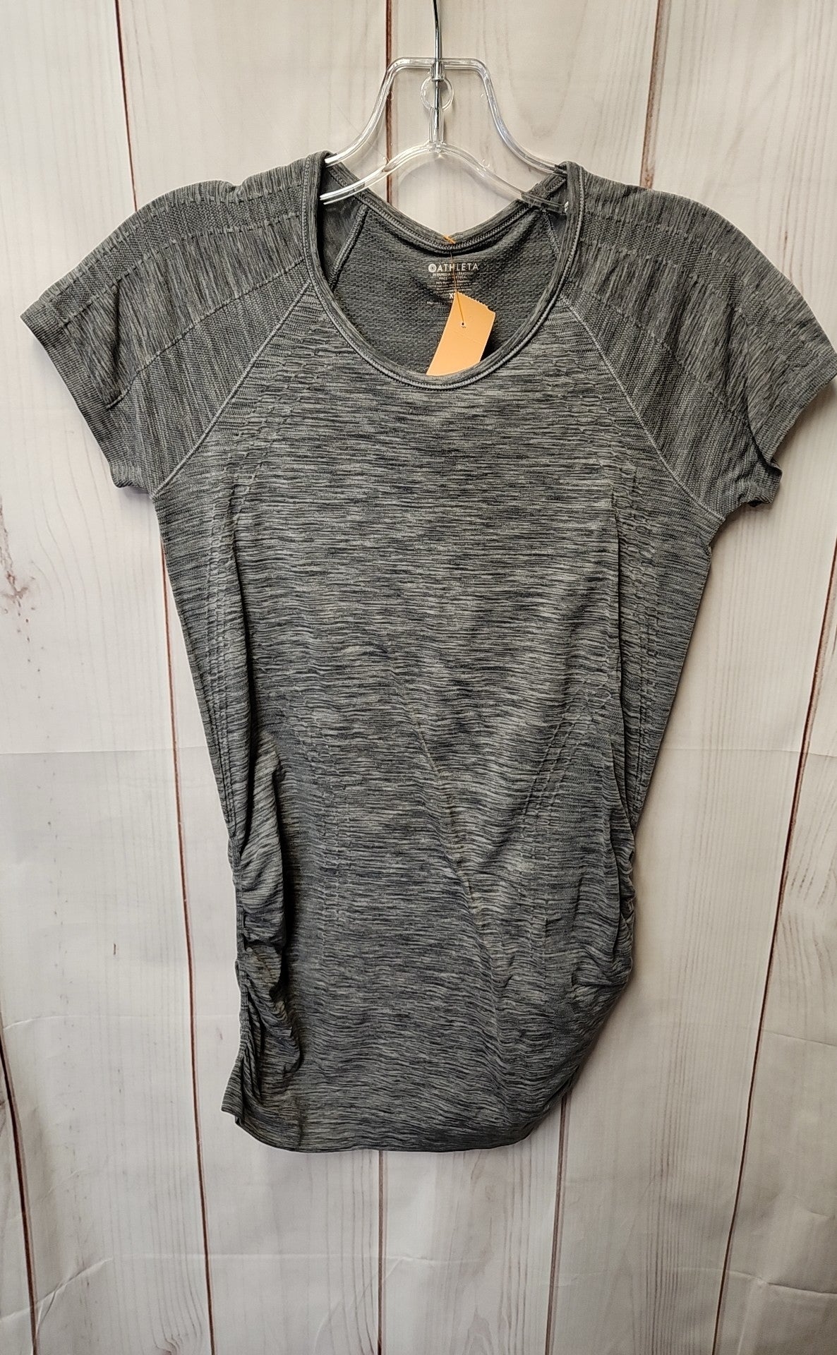Athleta Women's Size XS Gray Short Sleeve Top