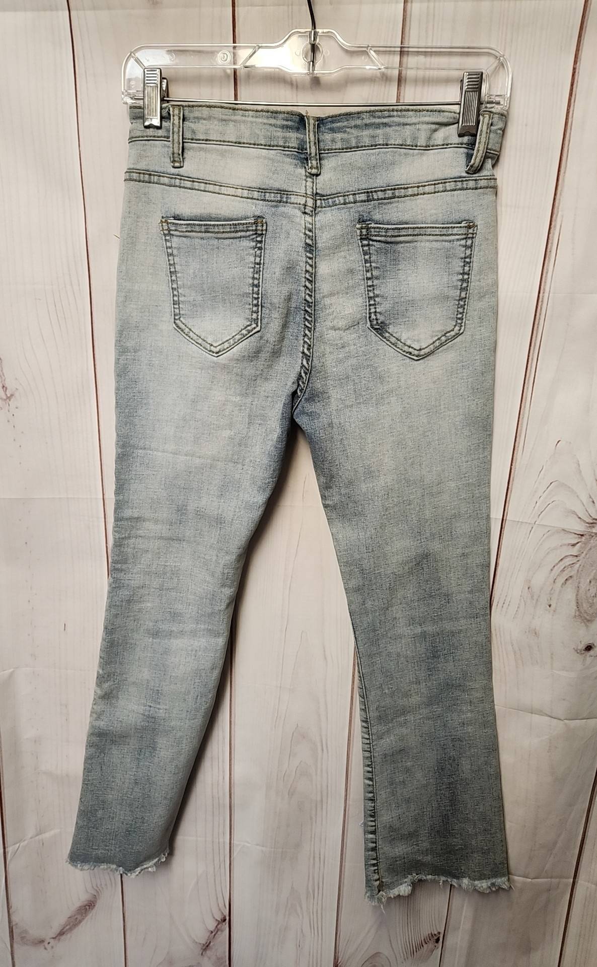 Girl's Size 16 Blue Floral Jeans
