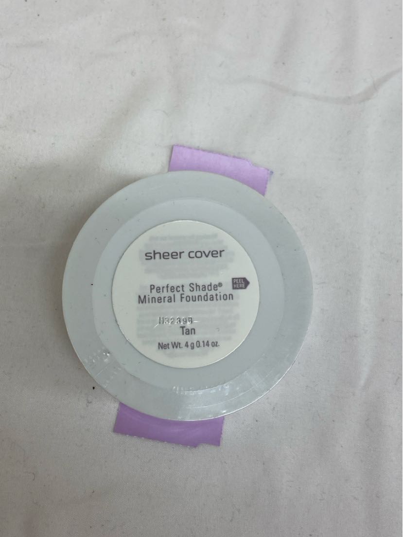 Sheer Cover Perfect Shade Mineral Foundation Tan 0.14oz Cosmetic