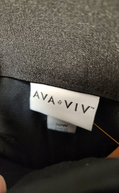 Ava & Viv Women's Size 20 Black Pants