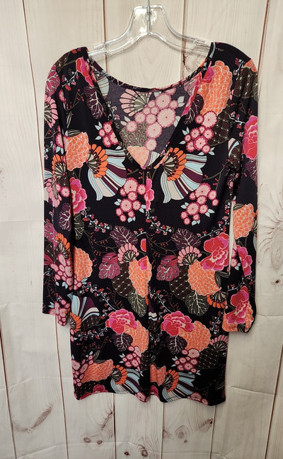Trina Turk Women's Size M Purple Floral Dress