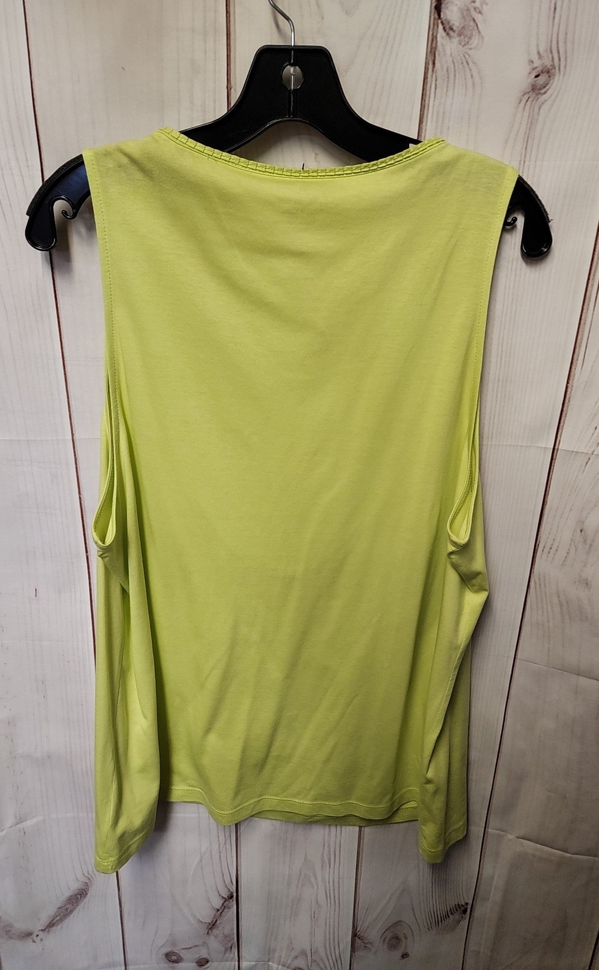 Chico's Women's Size 3 = US XL Lime Green Sleeveless Top