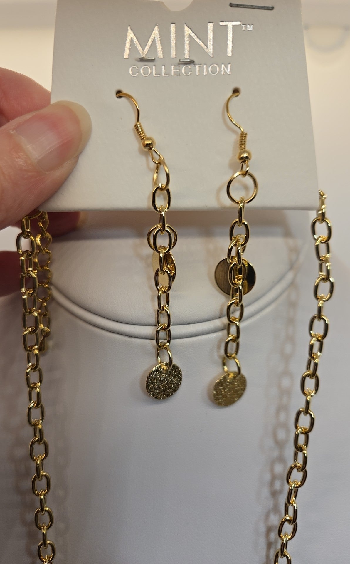 Mint Gold Jewelry Set