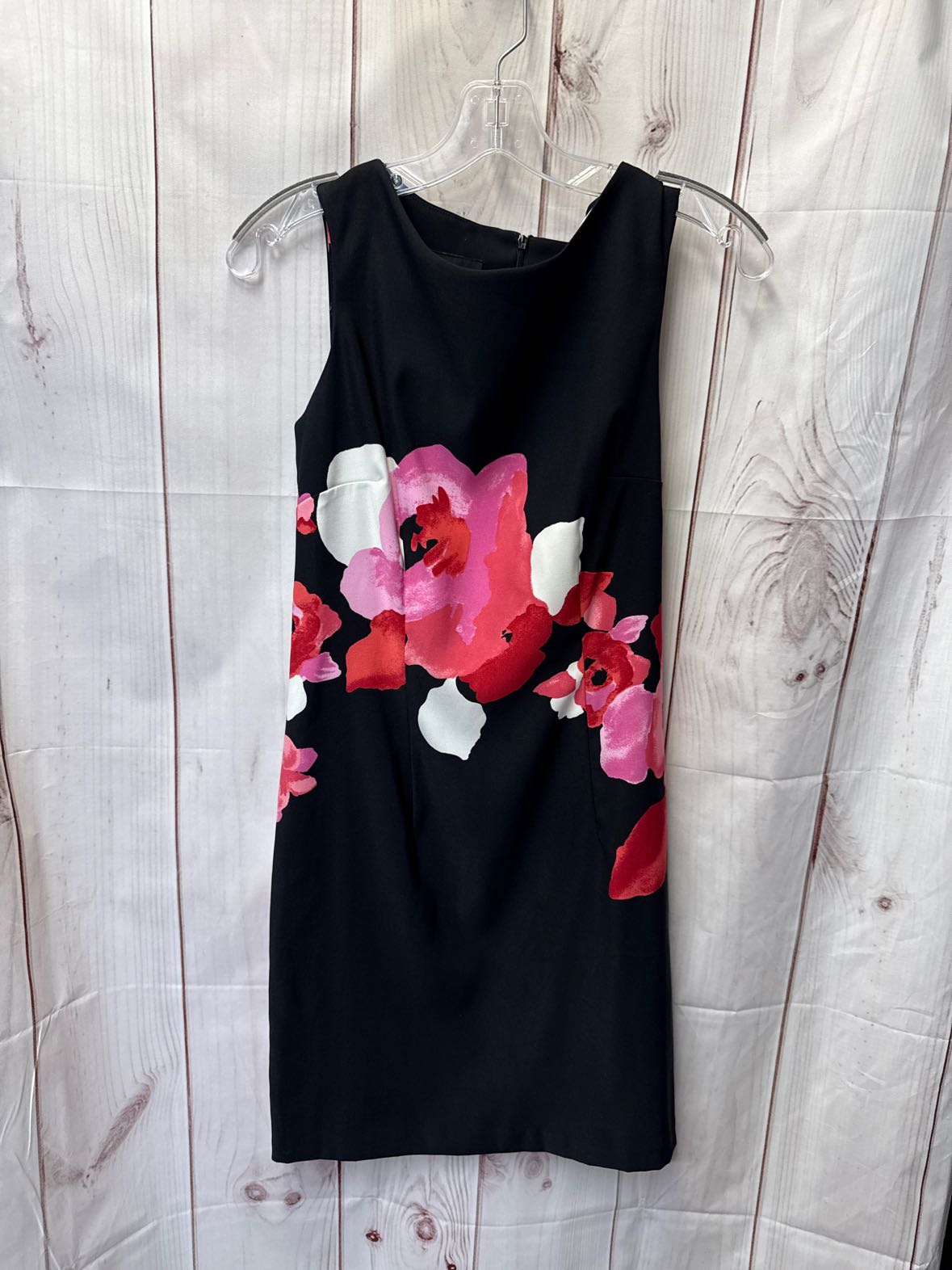 AB studio Women's Size 4 Black & Pink Floral Dress