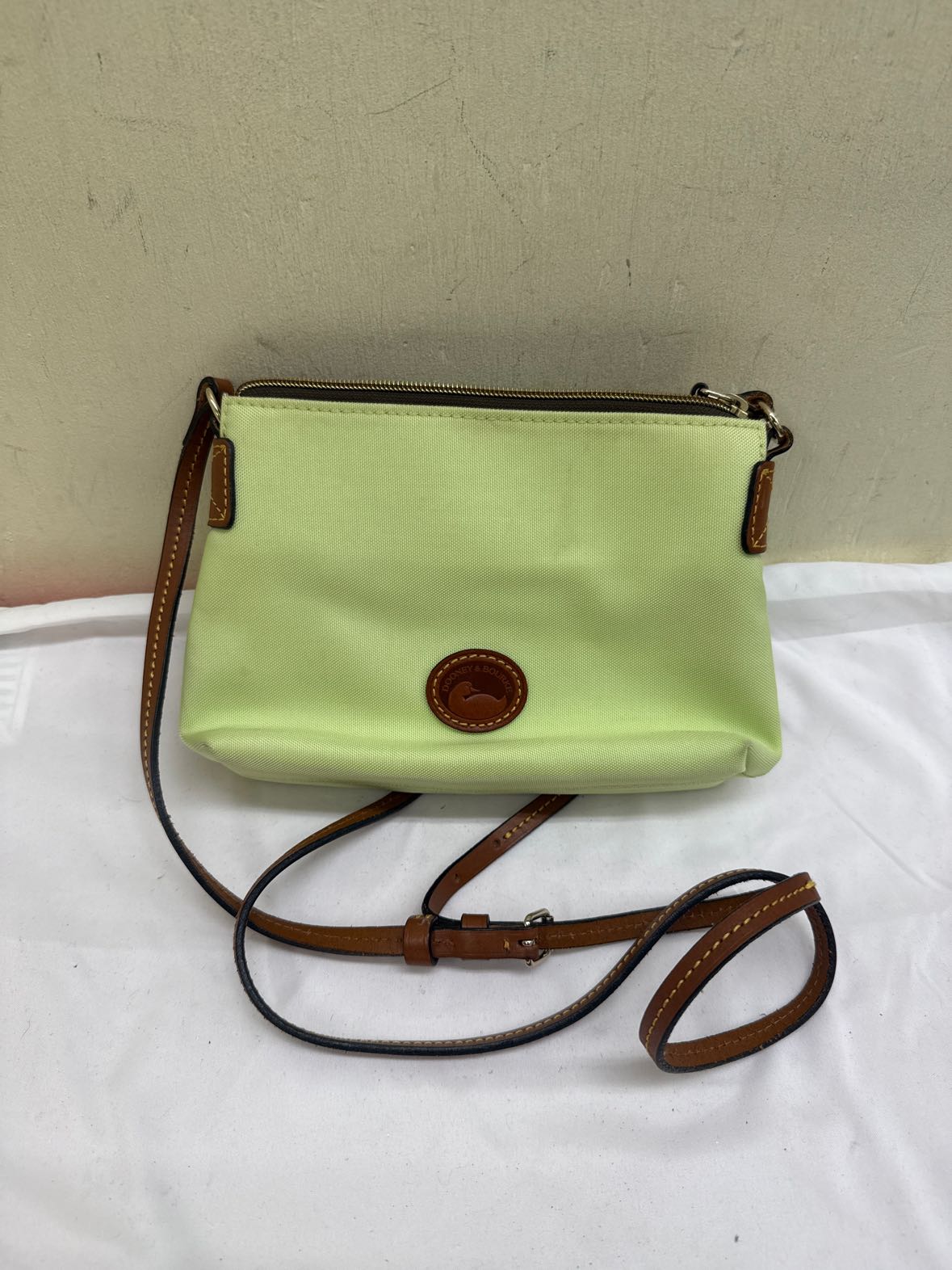 Dooney & Bourke Green Canvas Purse Bag