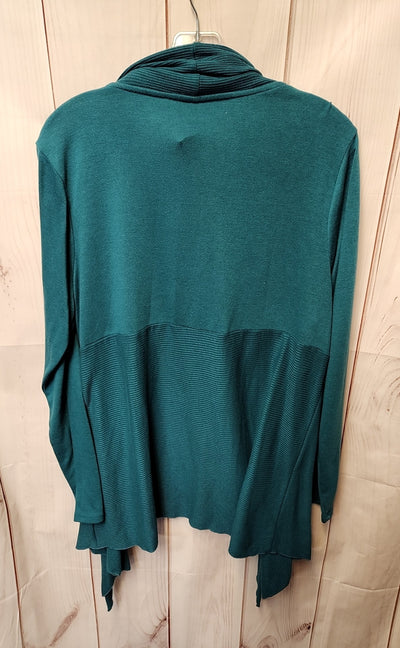Coldwater Creek Women's Size XL Teal Cardigan