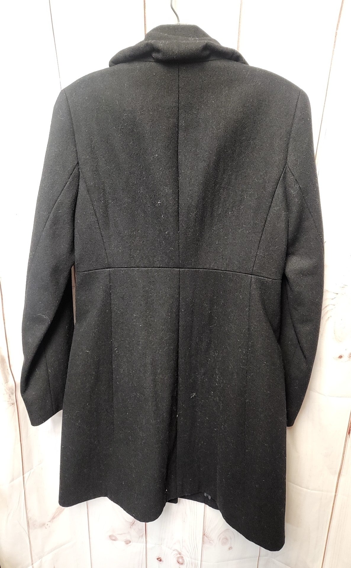 J Crew Women's Size 6 Black Wool Blend Coat