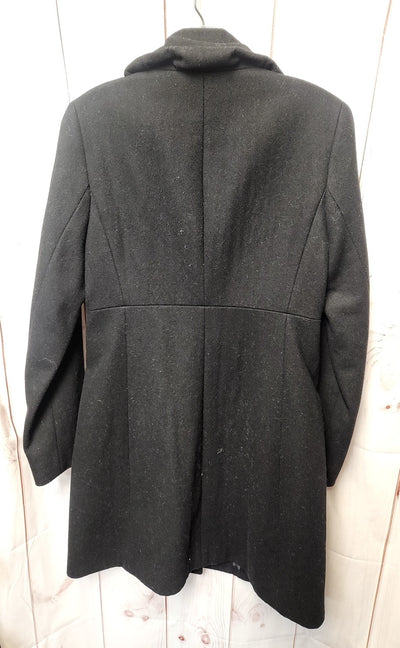 J Crew Women's Size 6 Black Wool Blend Coat