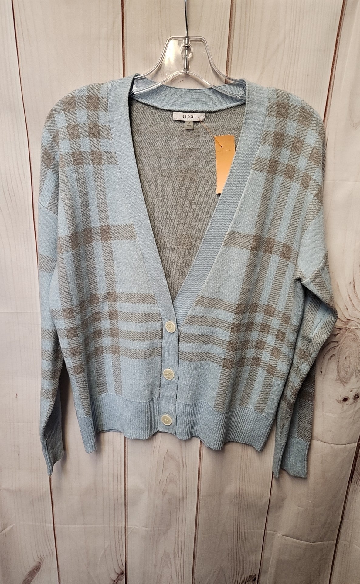 Sioni Women's Size M Blue Cardigan