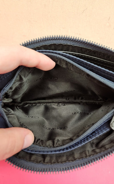 Calvin Klein Navy Wristlet