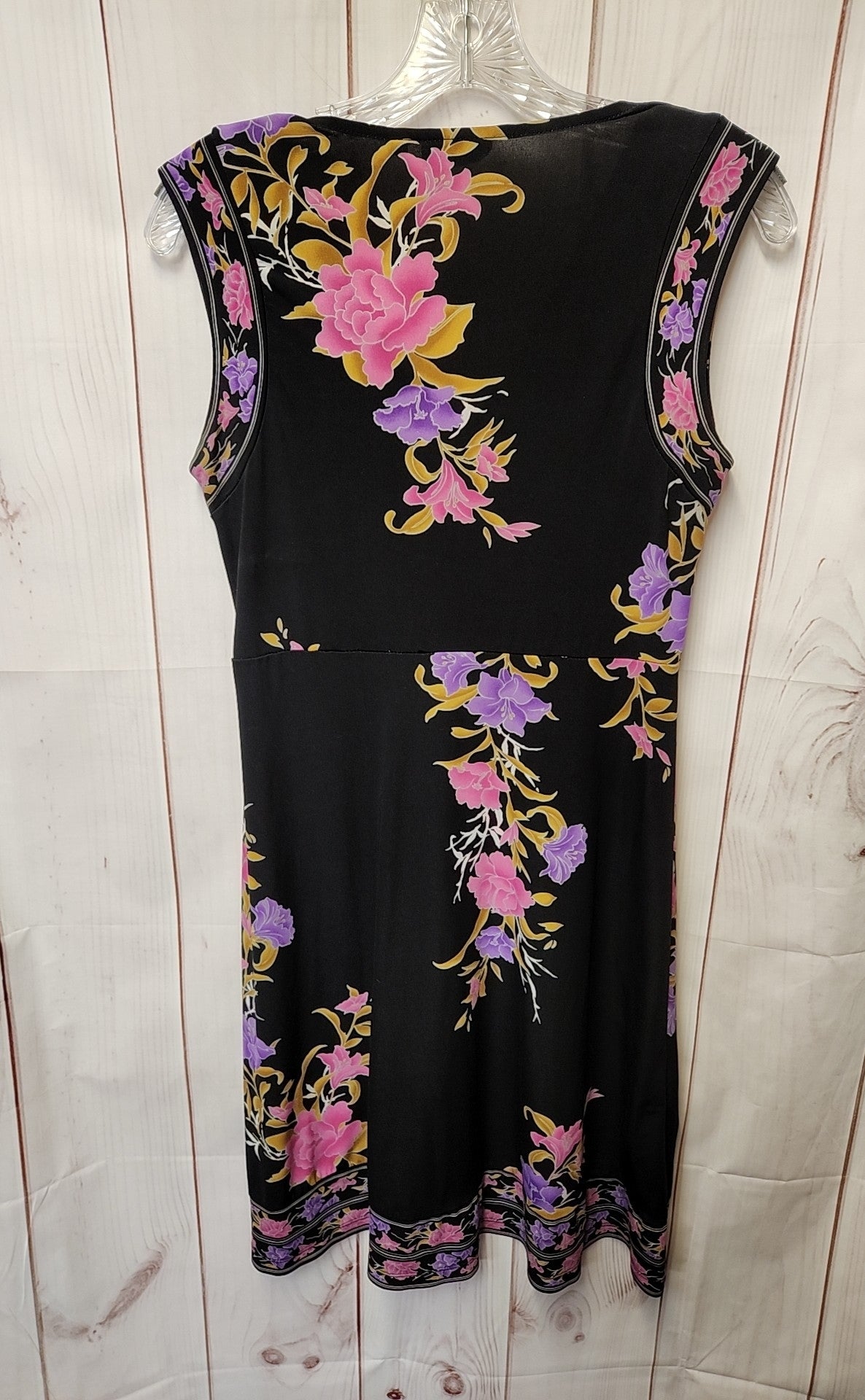 Apt 9 Women's Size S Black Floral Dress