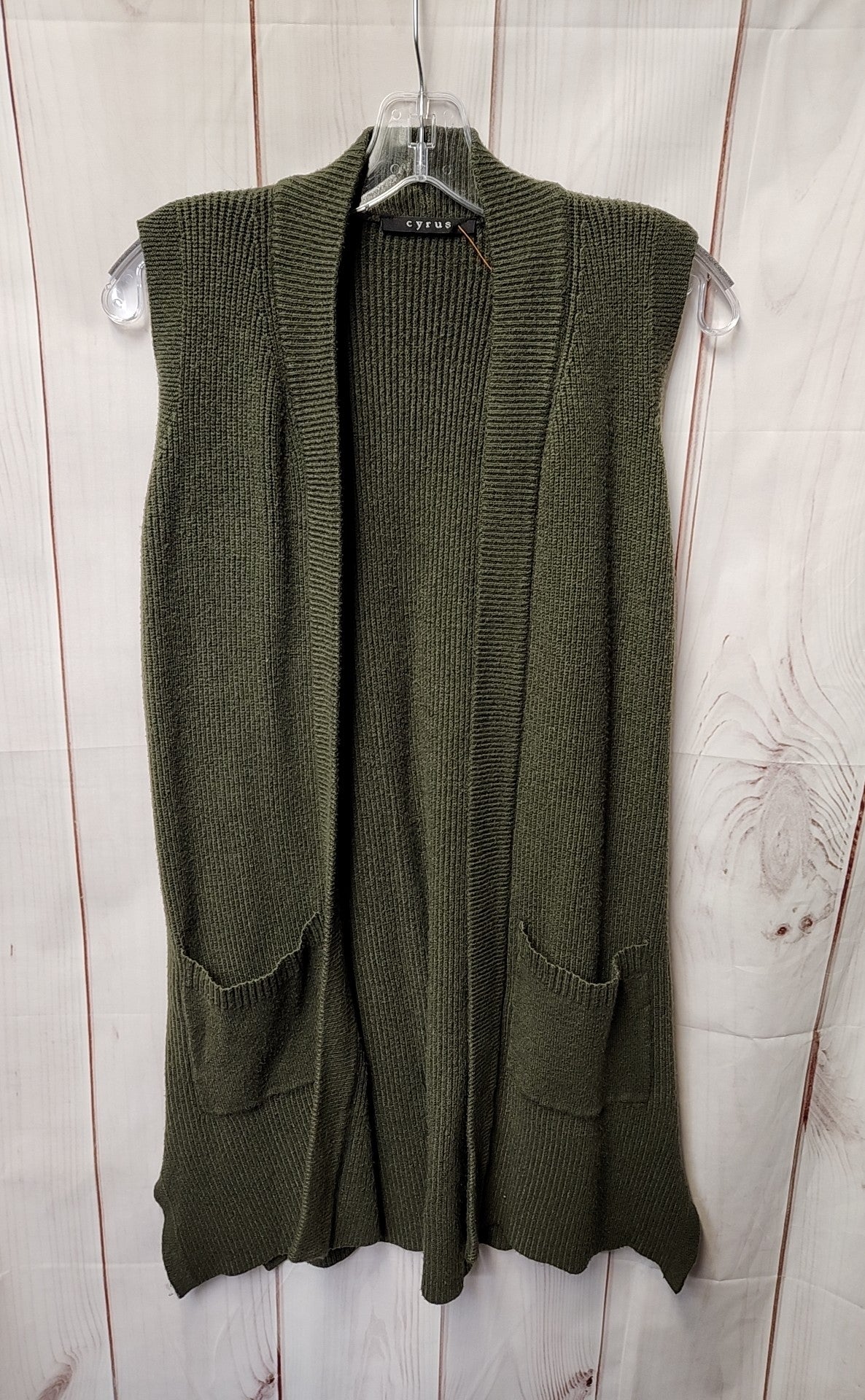 Cyrus Women's Size M Green Cardigan