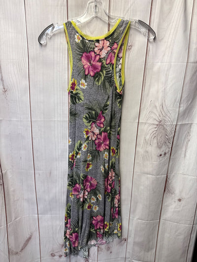 Vera Wang Women's Size XS Gray Floral Dress