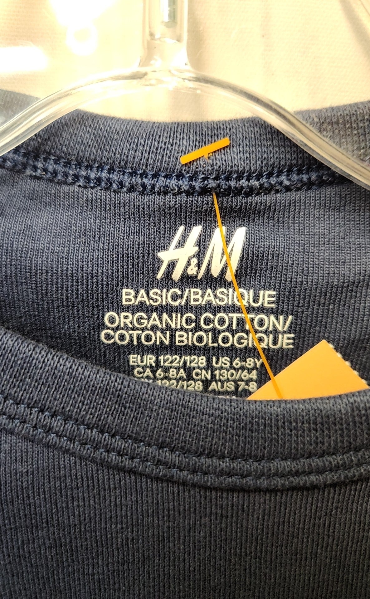 H&M Boy's Size 6/7 Navy Shirt