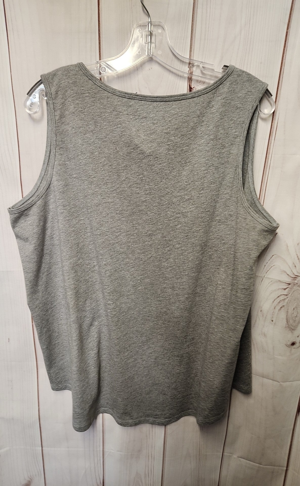 Life Is Good Women's Size XXL Gray Sleeveless Top