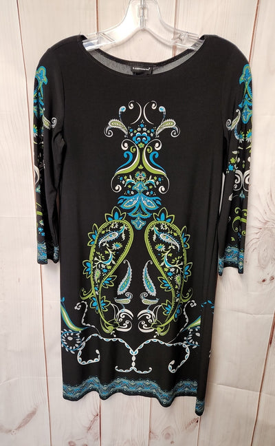 b. calm by London Times Women's Size 6 Black Dress