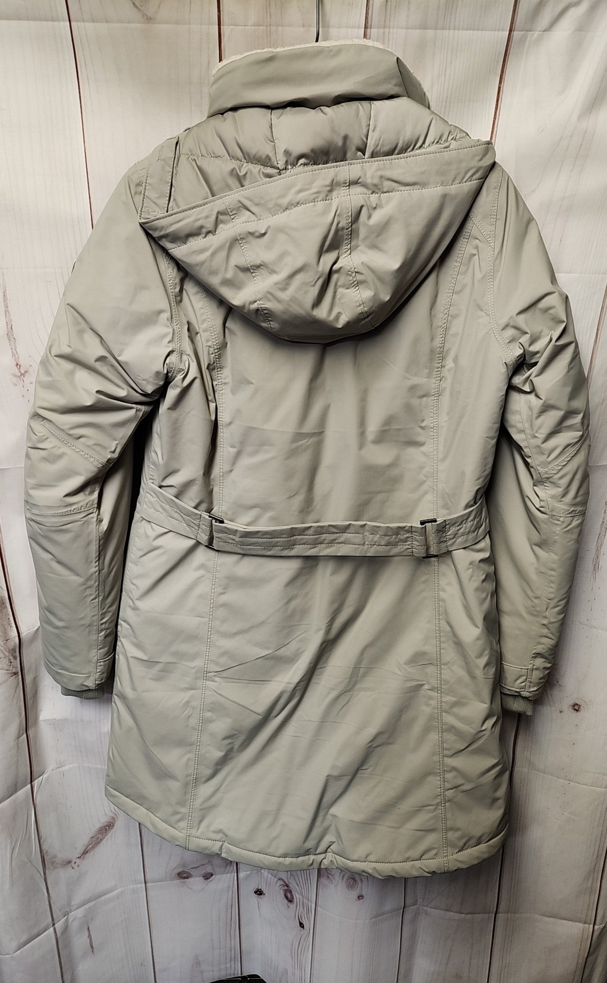 Columbia Women's Size S Gray Coat Icelandite TurboDown Jacket Parka