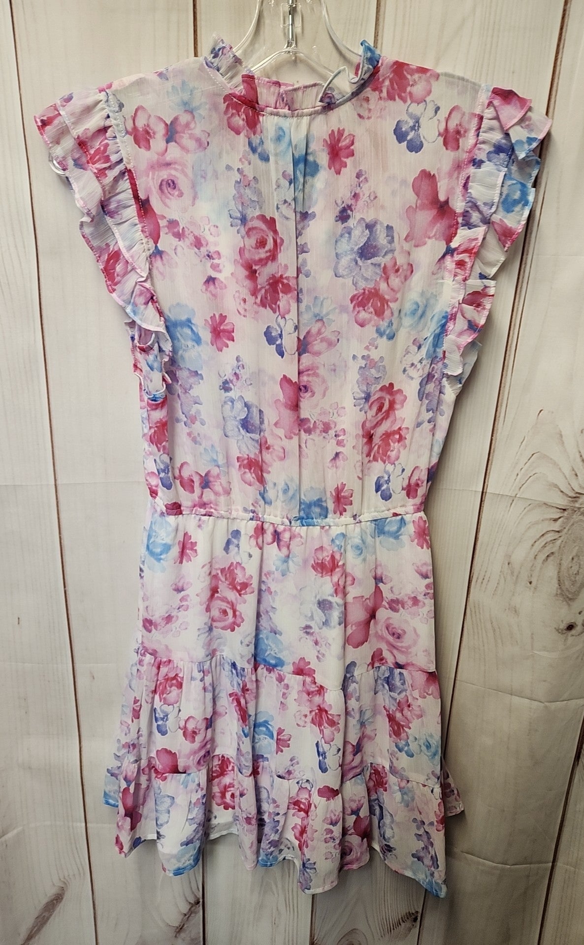 BB Dakota Women's Size XS White Floral Dress