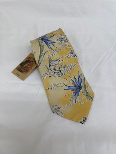 NWT Tommy Bahama Yellow Necktie