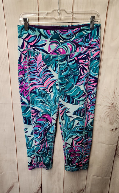 Lilly Pulitzer Women's Size L Teal Leggings