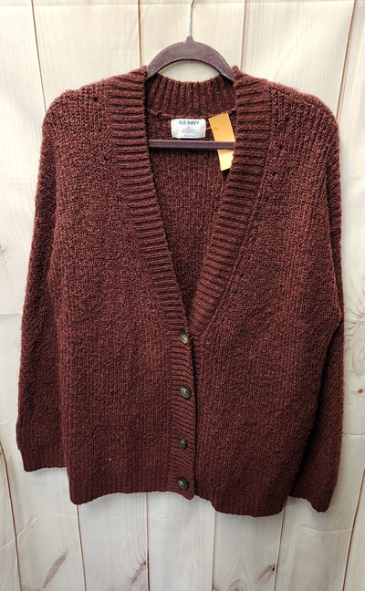 Old Navy Women's Size XL Maroon Cardigan