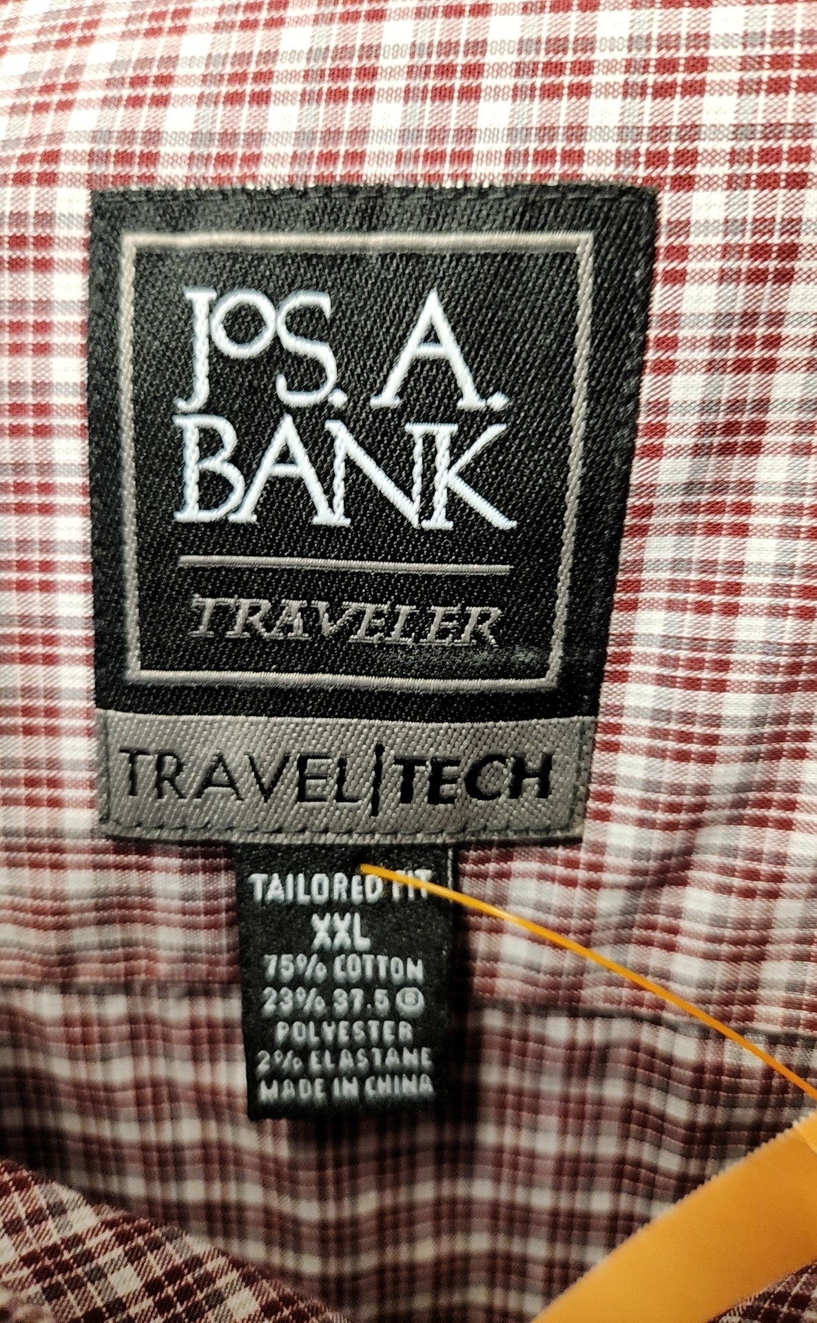 Jos A Bank Men's Size XXL Red Shirt