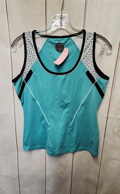 Bolle Women's Size M Teal Sleeveless Top