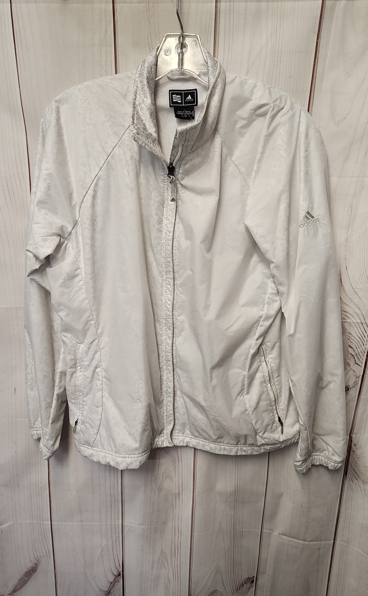 Adidas Women's Size L White Jacket
