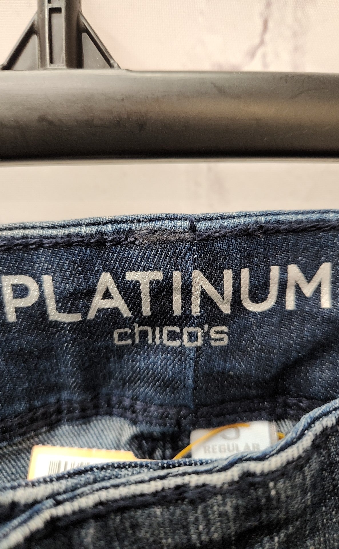 NWT Chico's Women's Size 3 = US 16 Blue Jeans Slim Leg