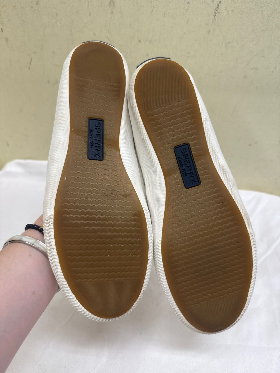 Sperry Women's Size 9-1/2 White Flats Shoes