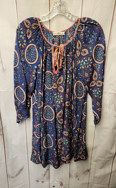 Naturalife Women's Size S Blue Dress