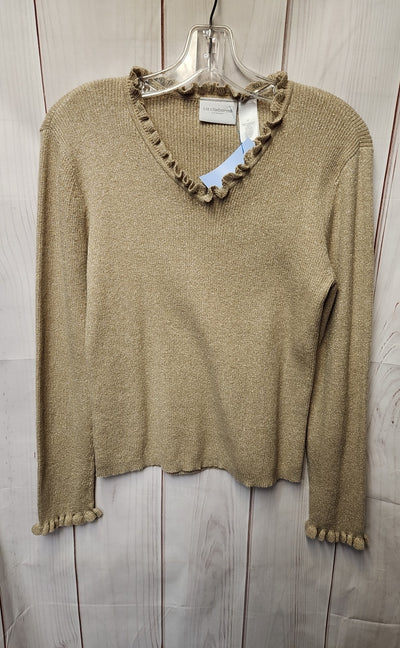 Liz Claiborne Women's Size M Gold Sweater