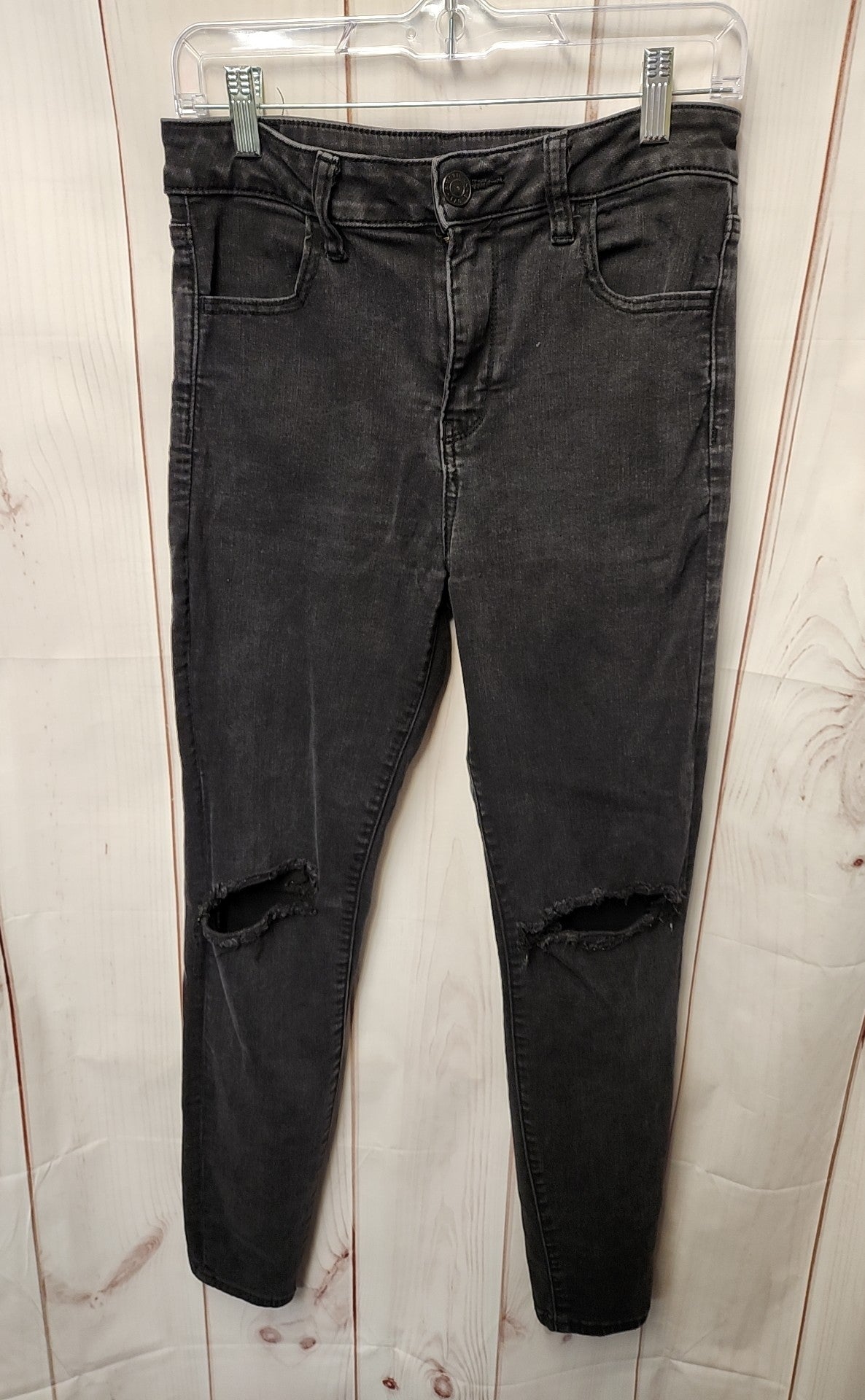 American Eagle Women's Size 30 (9-10) Black Jeans Hi-Rise Jegging