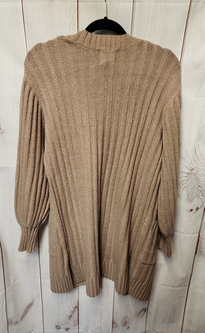 Pink Rose Women's Size S Brown Cardigan